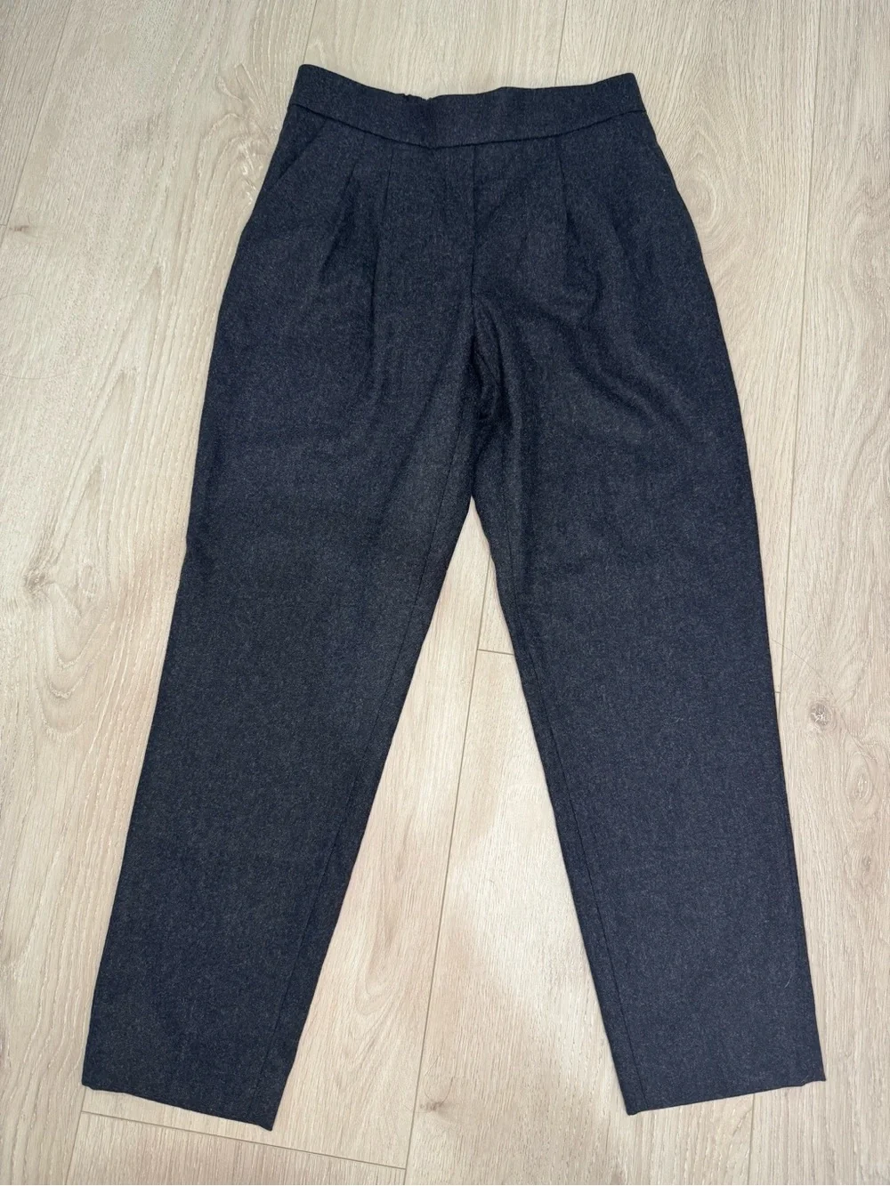 Babaton Stretch Wool Cashmere Pants Charcoal Grey Size 0